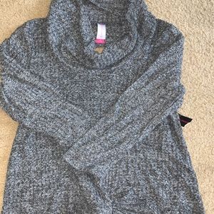 Grey turtle neck sweater